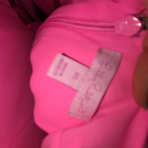 HOT PINK Lilly pulitzer dress worn once size XS - Picture 6 of 9